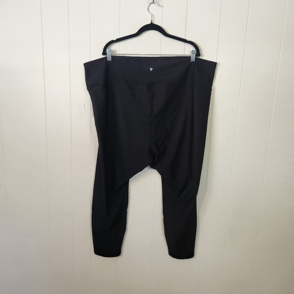 Old Navy Black Yoga 7/8 Leggings High Rise New NWT Size 4X Activewear Gym Active - Picture 3 of 5